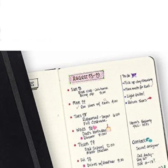 Dotted Notebook Hardcover Journal - Picture 8 of 15